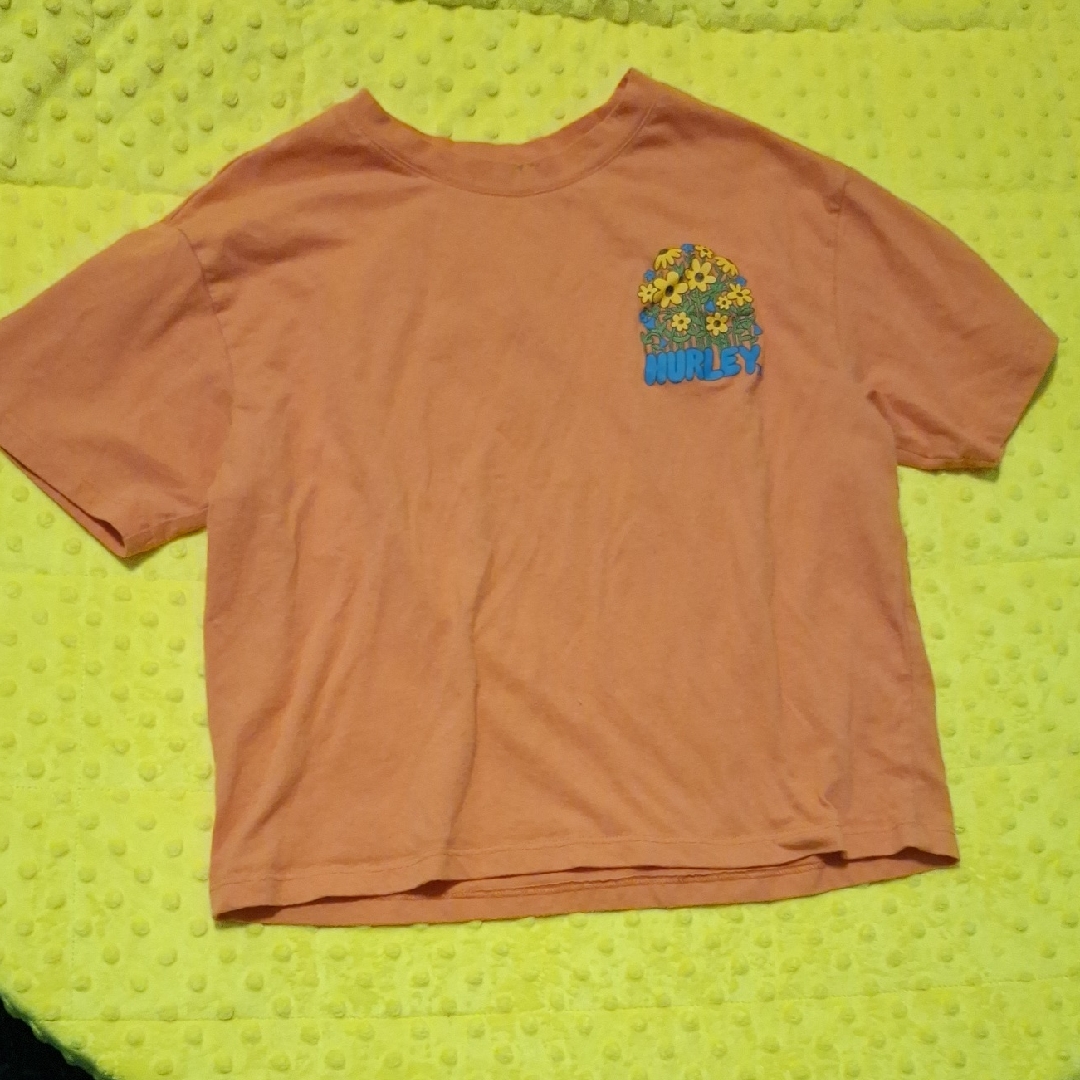 Hurley Kids Peach Tee With Floral Graphic